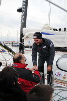 Arrivée Jérémi Beyou 1