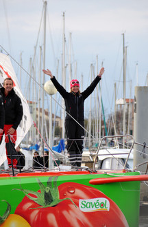 Arrivée Samantha Davies 2