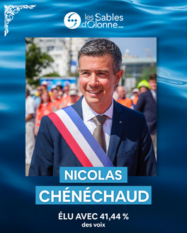 Nicolas Chénéchaud élu avec 41,44%