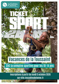 TICKET SPORT-A5 TOUSSAINT2026