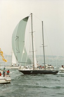 Vendee Globe Challenge 1989-1990 - Arrivee Jean-Francois Coste