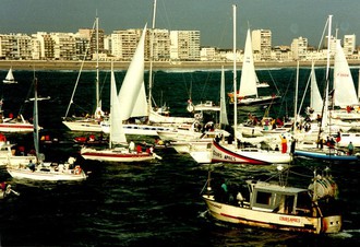 Vendee Globe Challenge 1989-1990 - Arrivee Jean-Luc Van Den Heede