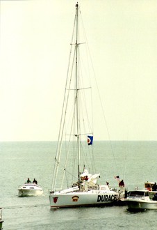 Vendee Globe Challenge 1989-1990 - Arrivee Mike Plant
