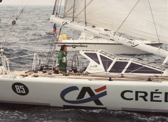 Vendee Globe Challenge 1989-1990 - Arrivee Philippe Jeantot 3