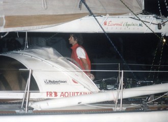 Vendee Globe Challenge 1989-1990 - Arrivee Titouan Lamazou 2