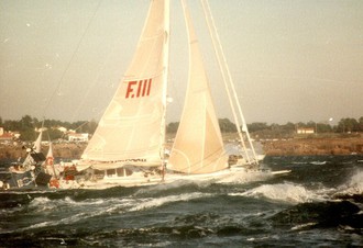 Vendee Globe Challenge 1989-1990 - Loick Peyron Depart