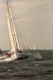 Vendee Globe Challenge 1989-1990 - Philippe Poupon Depart