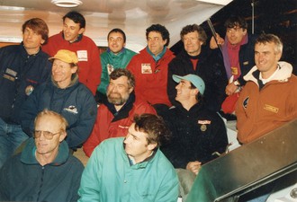 1992-1993 - Les skippers avant le depart - JLTouzeau