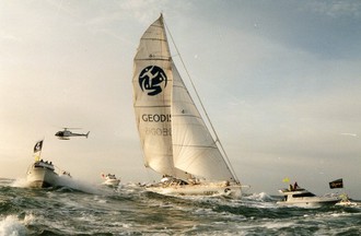 1996-1997 - Arrivee Geodis Christophe Auguin - JPSene