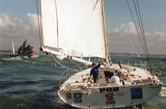 1996-1997 -Arrivee Isabelle Autissier 2 - JPSene