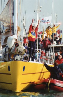 1996-1997 - Arrivee Pete Goss 2 - JPSene