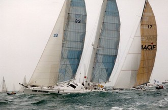 1996-1997 - Tony Bullimore Thierry Dubois Lutte Au Depart -JPSene