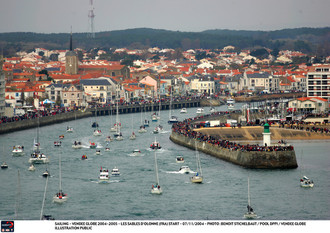 Départ dans le chenal