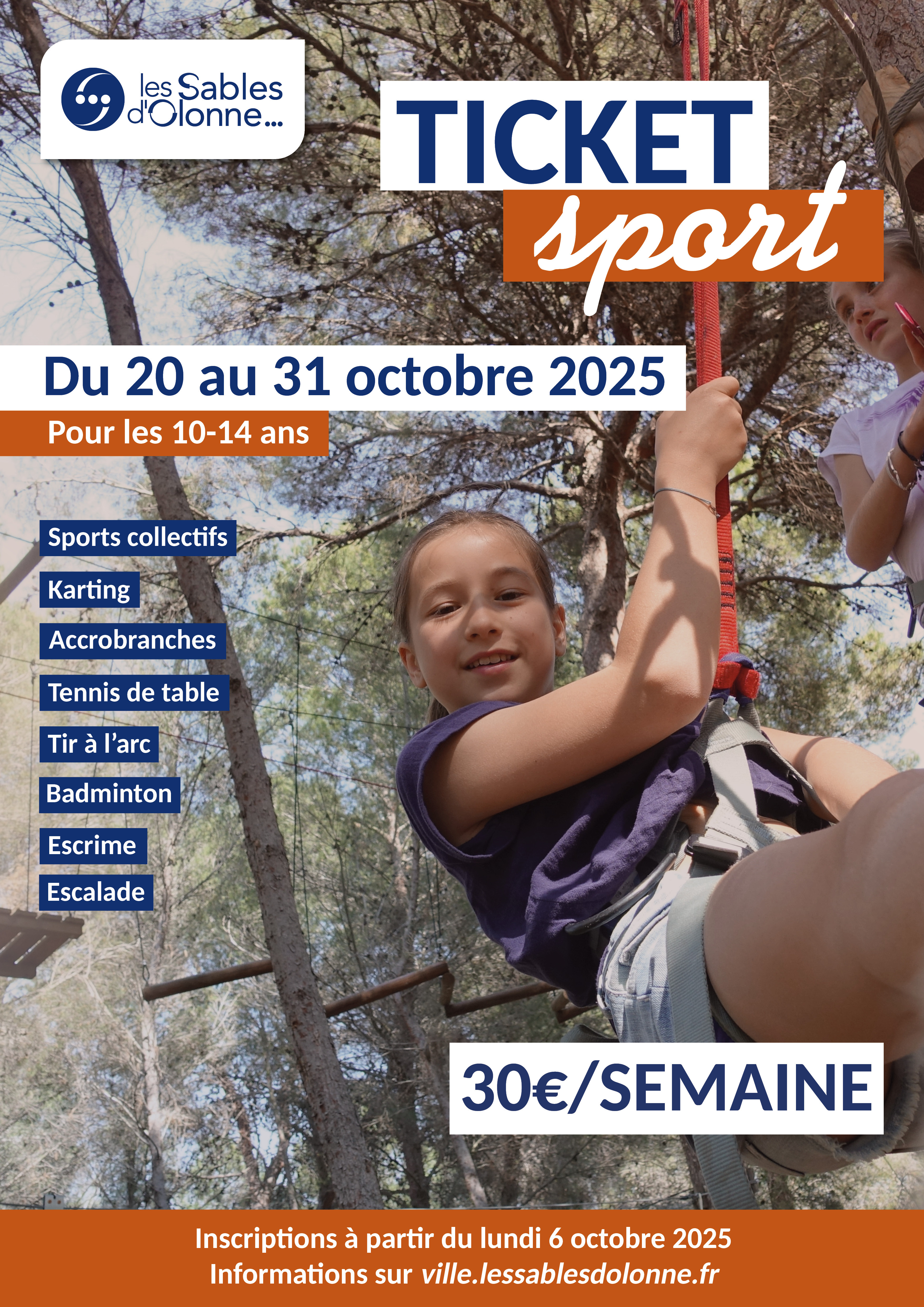Ticket Sport Octobre 2025