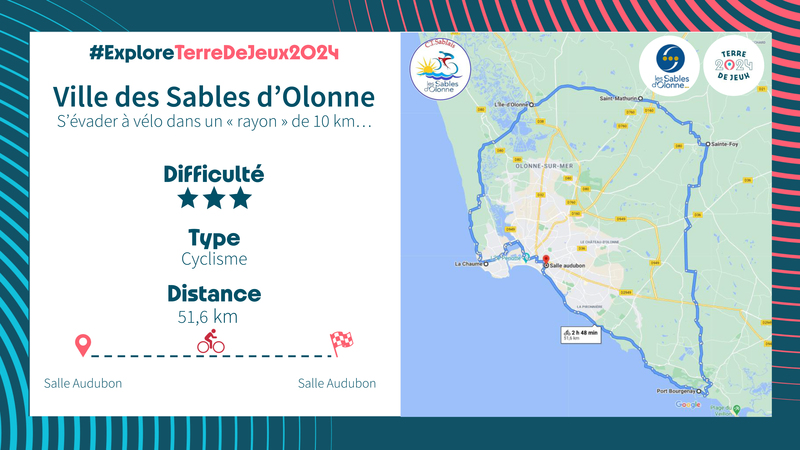 véloCarte #ExploreTerreDeJeux2024_Cyclisme_52km